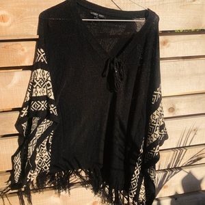 Double Zero BoHo fringe shirt